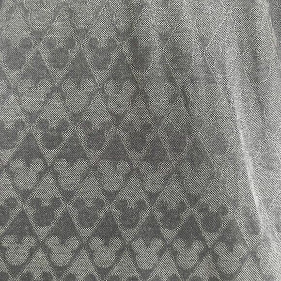Vintage 90s Disney Store Mickey Mouse Argyle Grey Short Sleeve Polo Shirt XL - Picture 5 of 12